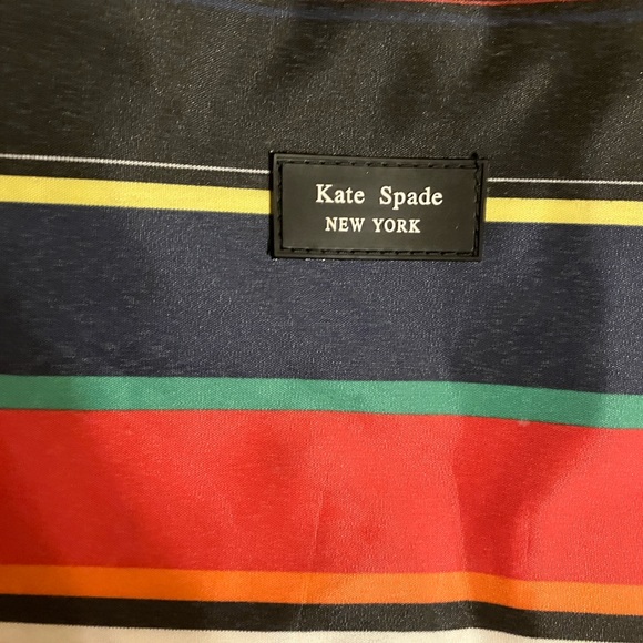 Kate Spade Multicolor Striped Canvas Tote Bag - Picture 3 of 4